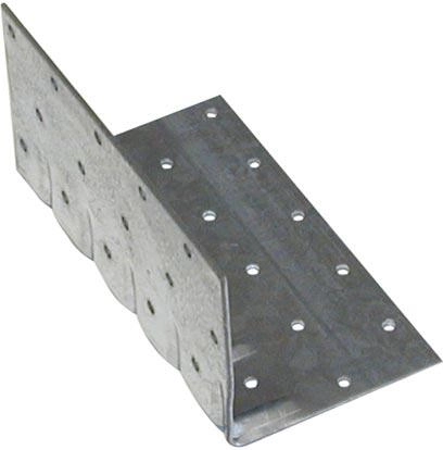 Angle bracket 40 × 80 × 80 mm with 5 mm holes, thickness 2 mm