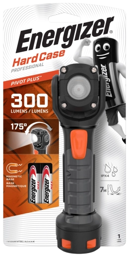 Energizer HardCase Pivot work LED flashlight 2× AA - 1 piece