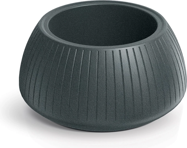 Gėlių vazonas Coro Bowl 40 cm grafito spalvos