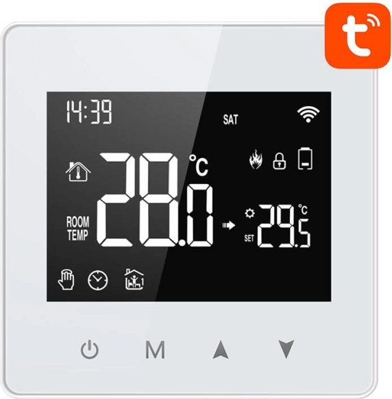Smart Thermostat Avatto WT198 with Wi‑Fi and TUYA