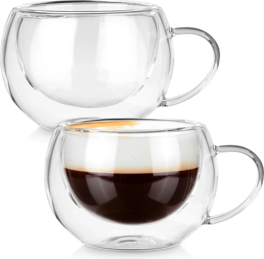 Termo stiklinės su dviguba sienele 280 ml, 2 vnt.