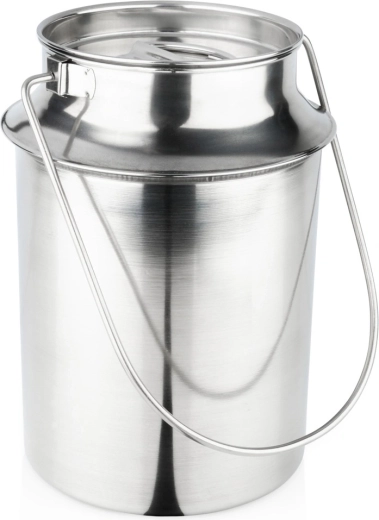 Vilde stainless steel milk can 7.5 L