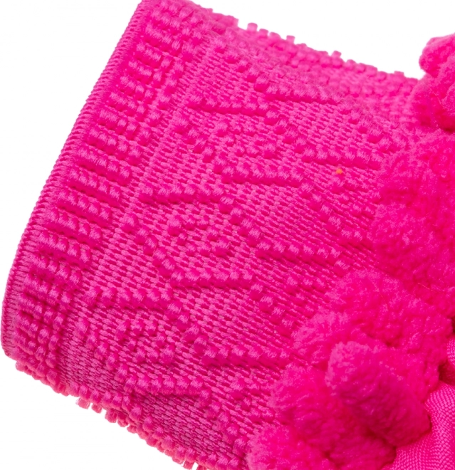 Mikropluošto automobilių plovimo pirštinė – tamsiai rožinė