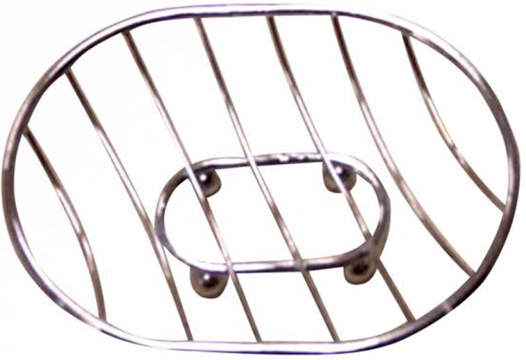 Muilo lentynėlė iš chromuoto metalo