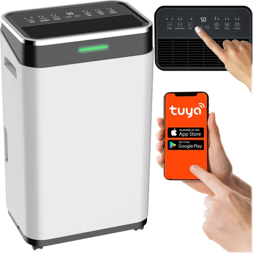 Kompresorinis oro sausintuvas 25 l/24 h su Wi‑Fi Berdsen BD‑533 baltas