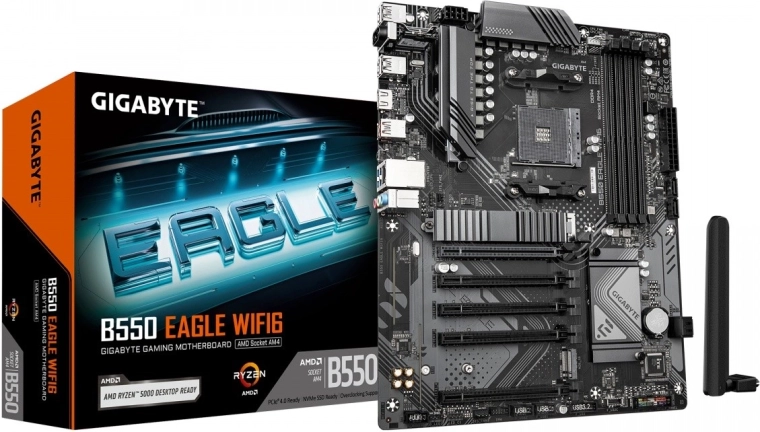 Gigabyte B550 Eagle WiFi 6 motherboard for AMD AM4
