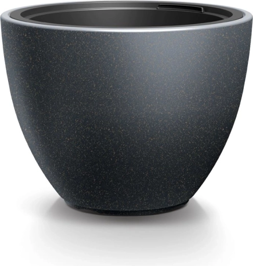 Gėlių vazonas su įdėklu HEOS Eco Wood 56,9 cm, antracito spalvos