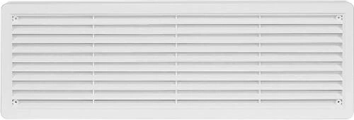 Durų vėdinimo grotelės 400 × 130 mm, baltos, 2 vnt.