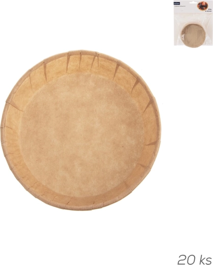 Popierinės formelės tartaletėms 10,5 cm (20 vnt.)