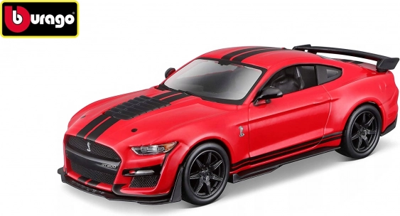 Bburago 1:32 Ford Shelby GT500 – metalinis automobilio modelis su atidaromomis durimis