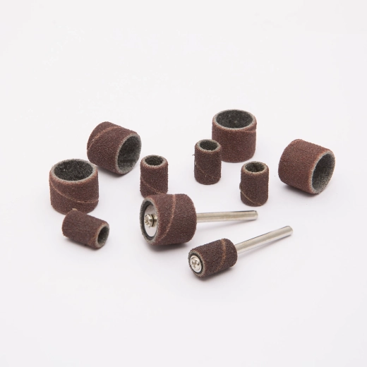 Set of cylindrical sanding drums
