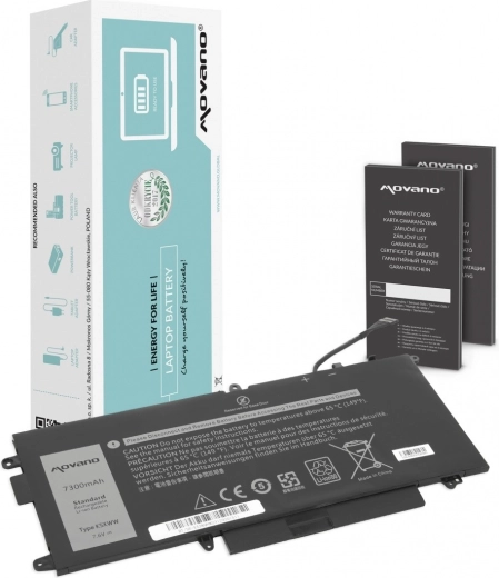 Movano K5XWW battery for Dell Latitude 5289/7390 2-in-1 7300 mAh 55 Wh
