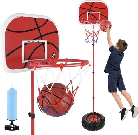 Children’s adjustable basketball hoop with stand up to 170 cm ISO TRADE
