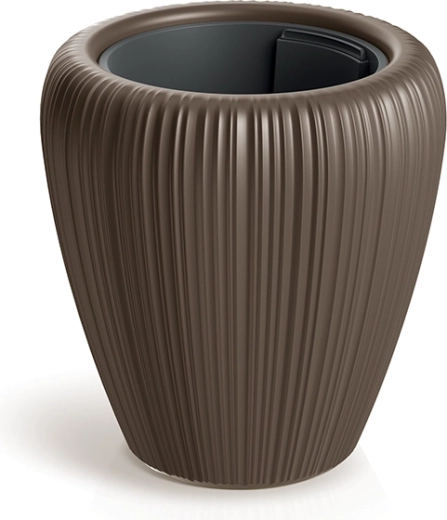 Orobo plant pot 39.5 cm hazelnut