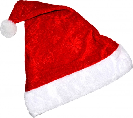 Kalėdinė kepurė su bumbulu 28 × 40 cm