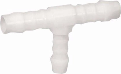 Žarnų T formos jungtis 12 mm iš POM