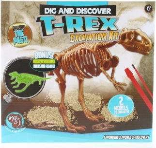 Dinozaurų kasinėjimas: šviečiantis T‑Rex