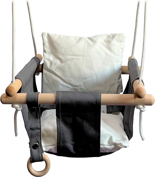 Vaikiška tekstilinė sūpynė juodai balta 2Kids Toys