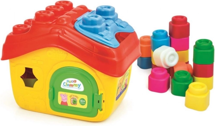 Soft Building Blocks CLEMENTONI Clemmy – PEPPA PIG House