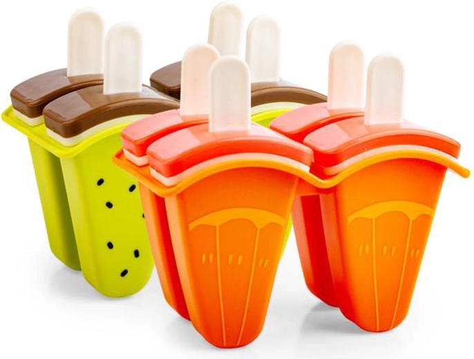 Plastinė ledų formelė – pomelas / kivis, rinkinys 4 vnt.