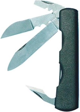 Electrician’s folding knife with four blades
