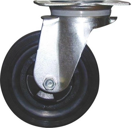 Swivel caster 160 mm, load capacity 100 kg