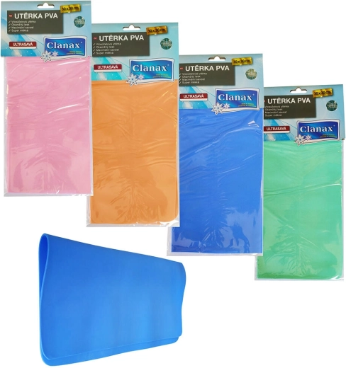 Ypač sugerianti PVA šluostė 30 × 30 cm – spalvų miksas