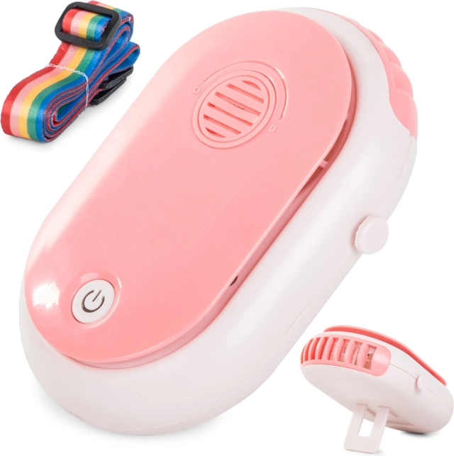 Pakabinamas aromaterapinis ventiliatorius ant kaklo