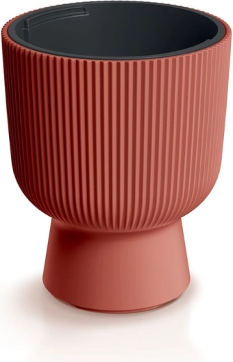Plant pot with insert 39 cm copper MILLY