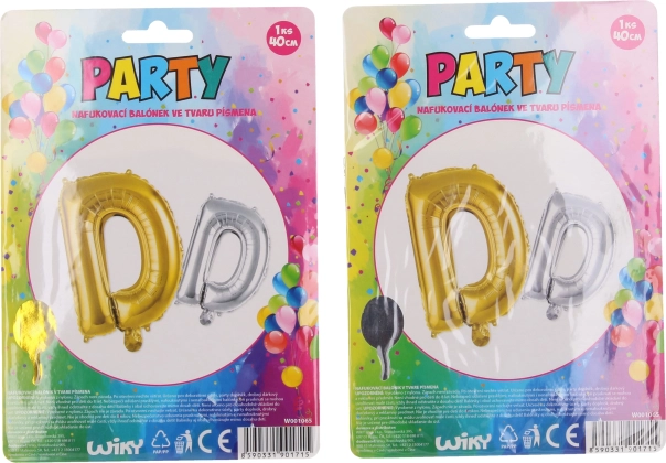 Pripučiamas balionas D raidės formos