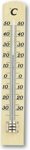 Indoor Beechwood Thermometer TFA