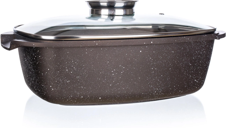 Roaster with Aroma Knob PREMIUM Dark Brown 39.5 × 22 × 11 cm