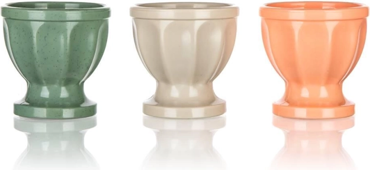 Culinaria plastic egg cup, assorted colors, 3 pcs