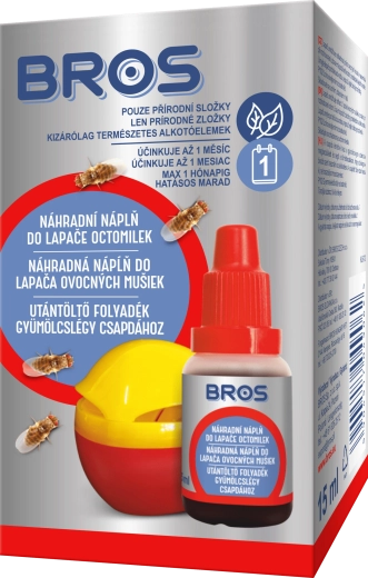Bros pakaitinis užpildas vaisinių muselių gaudyklei 15 ml