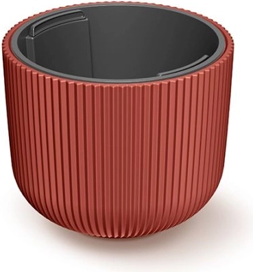Milly flower pot with insert 24 cm – copper, frost-resistant and UV resistant