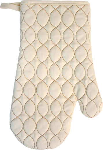 Cream Kitchen Oven Mitt KITCHISIMO