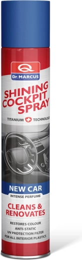 Dr. Marcus Titanium prietaisų skydelio valiklis purškiklis New Car 750 ml