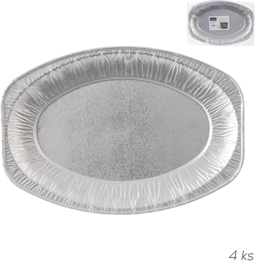 Aliumininis serviravimo ir grilinimo padėklas 33 × 23 cm (4 vnt.)