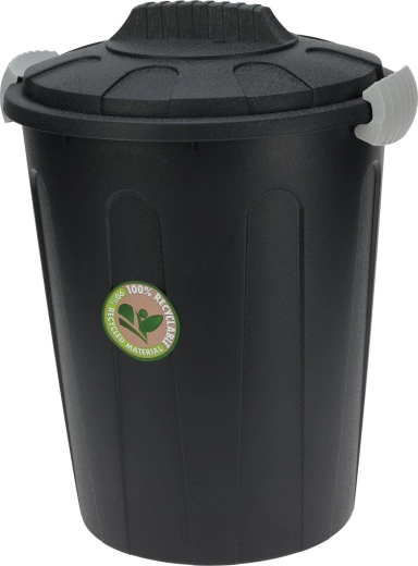Plastikinė 23 l šiukšliadėžė su nuimamu dangčiu