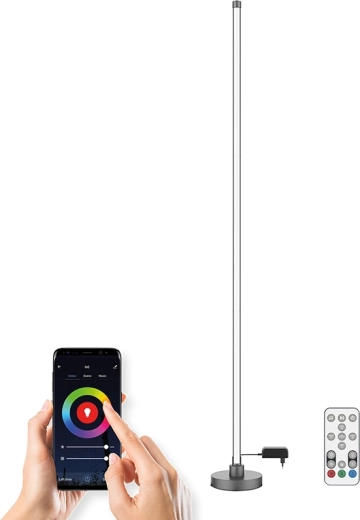 Solight Smart LED Floor Lamp Rainbow Wi‑Fi RGB CCT 140 cm