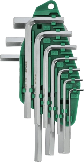 STALCO HEX Allen Key Set 1.5–10 mm (10 pcs) CrV
