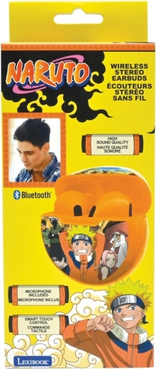 Wireless Bluetooth in-ear headphones Lexibook Naruto with microphone
