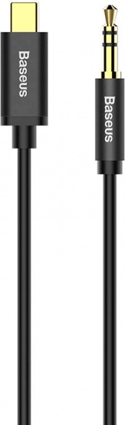 Baseus garso kabelis USB-C į 3,5 mm lizdą juodas 1,2 m
