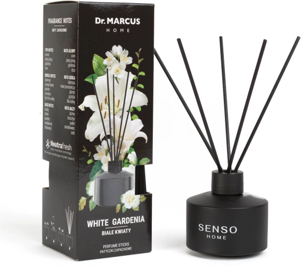 Dr. Marcus namų kvapas su lazdelėmis 100 ml White Gardenia