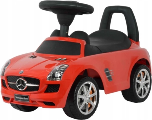Vaikiška pasispiriamoji mašinėlė MERCEDES‑BENZ SLS AMG – raudona
