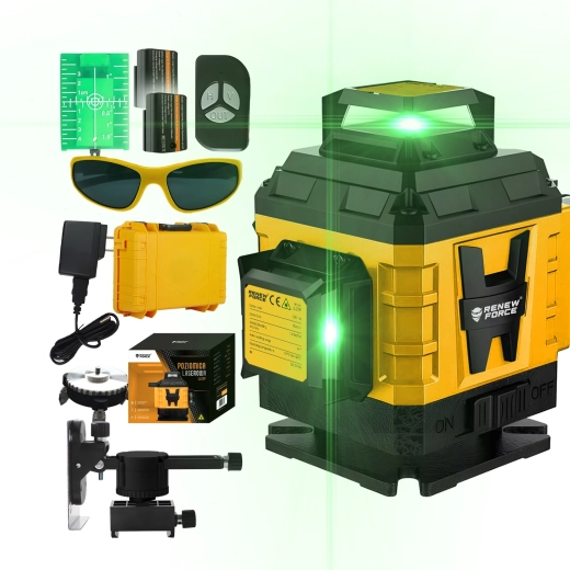 Renew Force 4D Cross-Line Laser 16 Lines 360°