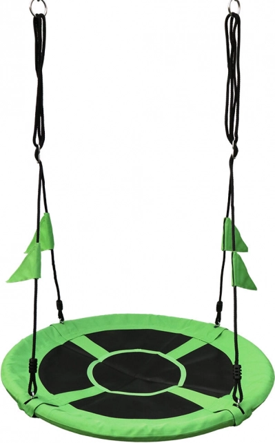 Gandro lizdo tipo supynės su vėliavėlėmis 100 cm – 2Kids Toys, žalia