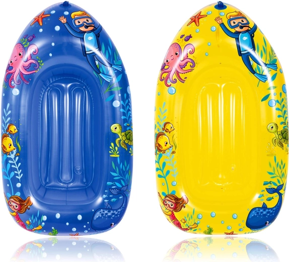 Inflatable Children’s Boat 112 × 70 cm – mix of colors