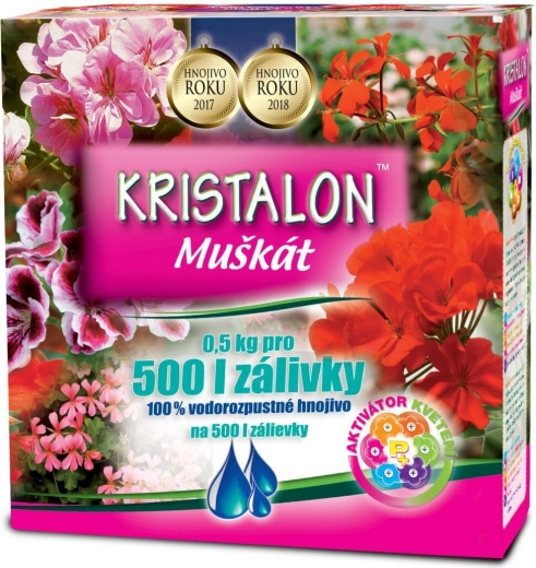 Kristalon Geranium – water-soluble fertilizer for pelargoniums 0.5 kg