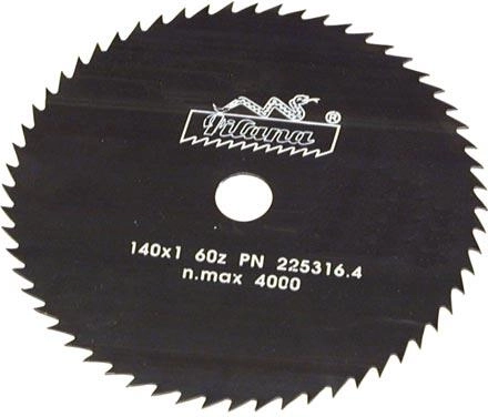PILANA Saw Blade 140 mm, 60 teeth, 1.0 mm, 16 mm bore